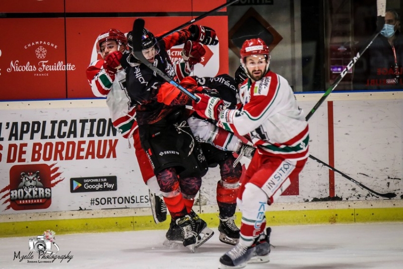 Photo hockey Ligue Magnus - Ligue Magnus : 13ème journée : Bordeaux vs Anglet - LM : L\