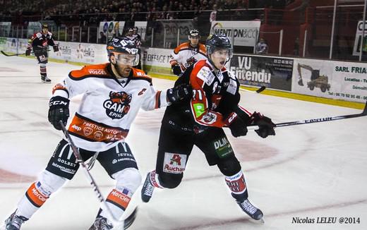 Photo hockey Ligue Magnus - Ligue Magnus : 13ème journée : Amiens  vs Epinal  - La troisième place sans accroc.