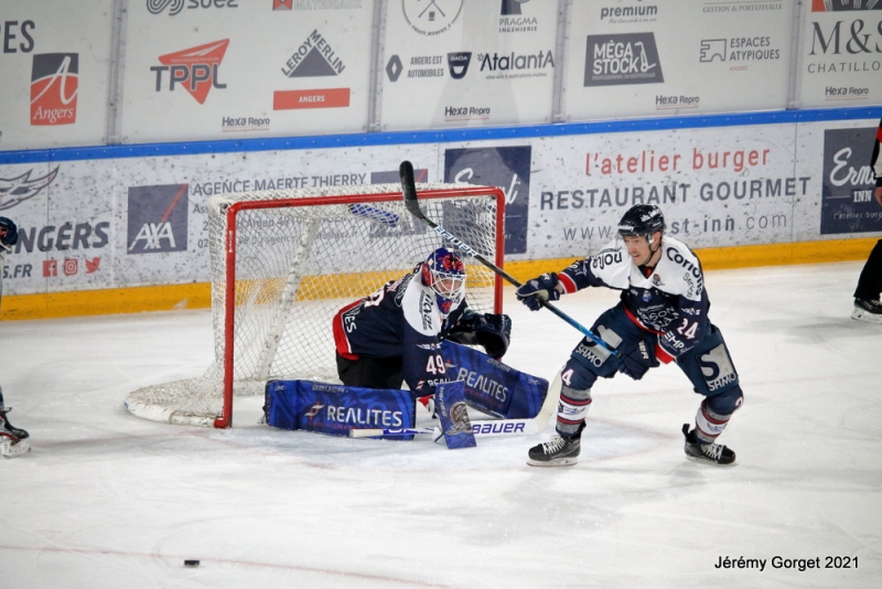 Photo hockey Ligue Magnus - Ligue Magnus : 14ème journée : Angers  vs Nice - Angers s