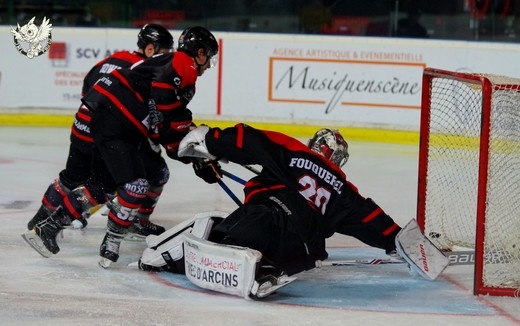 Photo hockey Ligue Magnus - Ligue Magnus : 14ème journée : Bordeaux vs Rouen - Retour gagnant des Dragons à Mériadeck