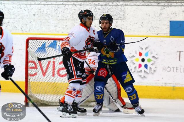 Photo hockey Ligue Magnus - Ligue Magnus : 14ème journée : Chamonix  vs Epinal  - Epinal du bout de la crosse