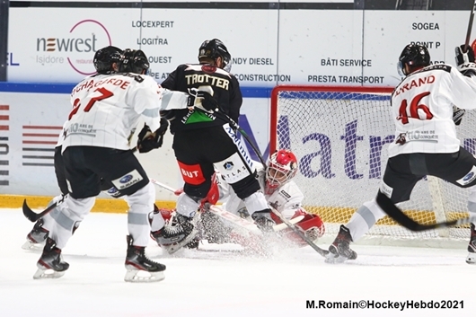 Photo hockey Ligue Magnus - Ligue Magnus : 14ème journée : Rouen vs Chamonix  - LM : Rouen invaincu après 10 matches