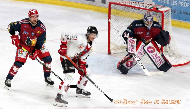 Photo hockey Ligue Magnus - Ligue Magnus : 14ème journée : Grenoble  vs Briançon  - Grenoble, sans pitié face à Briançon