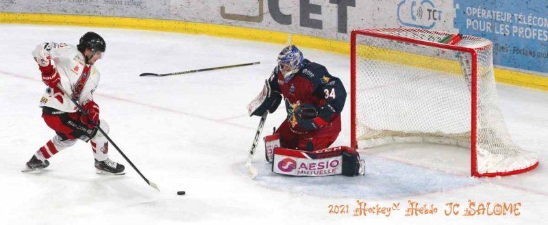 Photo hockey Ligue Magnus - Ligue Magnus : 14ème journée : Grenoble  vs Briançon  - Grenoble, sans pitié face à Briançon