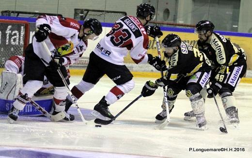 Photo hockey Ligue Magnus - Ligue Magnus : 14ème journée : Rouen vs Chamonix / Morzine - LM : Une victoire laborieuse