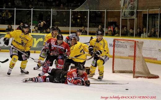 Photo hockey Ligue Magnus - Ligue Magnus : 15ème journée  : Mulhouse vs Rouen - Les Dragons inquiétés