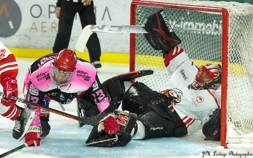 Photo hockey Ligue Magnus - Ligue Magnus : 15ème journée : Anglet vs Nice - Anglet manque les 3 points face à Nice