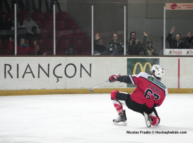 Photo hockey Ligue Magnus - Ligue Magnus : 15ème journée : Briançon  vs Angers  - Briançon, avec la manière