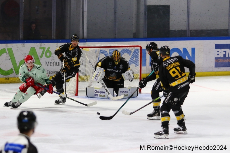 Photo hockey Ligue Magnus - Ligue Magnus : 15ème journée : Rouen vs Cergy-Pontoise - Rouen rechute à domicile.