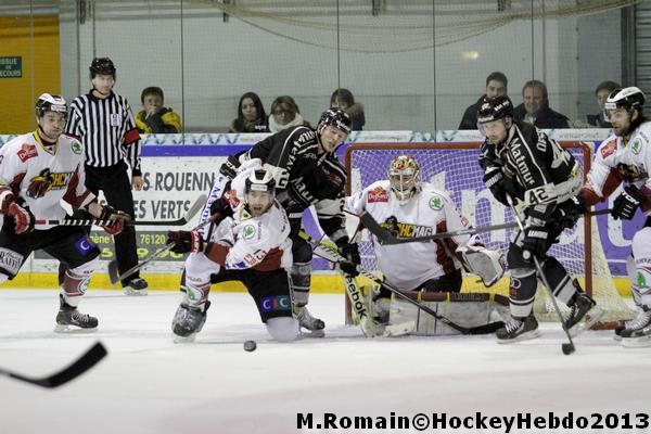 Photo hockey Ligue Magnus - Ligue Magnus : 15ème journée : Rouen vs Morzine-Avoriaz - Un retour pour une victoire. Photo hockey Ligue Magnus - Ligue Magnus : 15ème journée : Rouen vs Morzine-Avoriaz - Un retour pour une victoire.