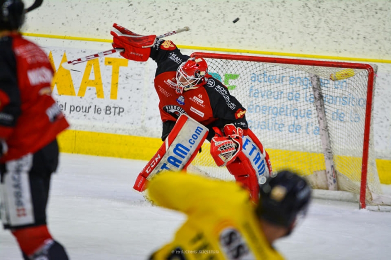 Photo hockey Ligue Magnus - Ligue Magnus : 15ème journée : Chamonix  vs Rouen - Les Pionniers retrouvent le goût de la victoire !