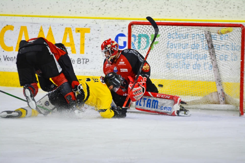 Photo hockey Ligue Magnus - Ligue Magnus : 15ème journée : Chamonix  vs Rouen - Les Pionniers retrouvent le goût de la victoire !