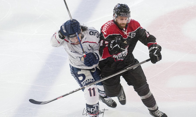 Photo hockey Ligue Magnus - Ligue Magnus : 16ème journée : Bordeaux vs Angers  - Bordeaux fait tomber Angers