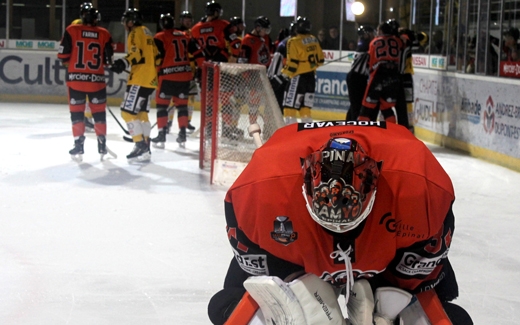 Photo hockey Ligue Magnus - Ligue Magnus : 16ème journée : Epinal  vs Rouen - Poissompré et Hocevar, forteresses imprenables ?