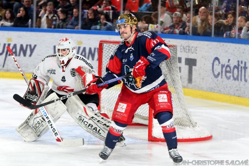 Photo hockey Ligue Magnus - Ligue Magnus : 16ème journée : Grenoble  vs Amiens  - Grenoble domine des Amiénois peu motivés.