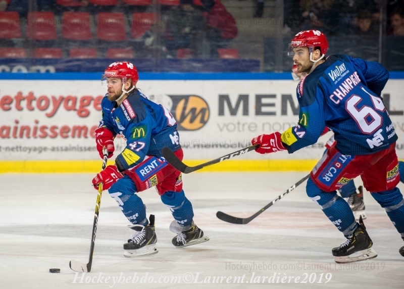 Photo hockey Ligue Magnus - Ligue Magnus : 16ème journée : Grenoble  vs Bordeaux - Bordeaux, pas loin de faire tomber le leader