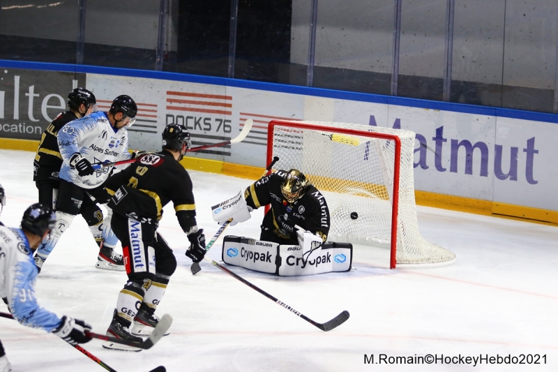 Photo hockey Ligue Magnus - Ligue Magnus : 16ème journée : Rouen vs Gap  - Les Dragons impuissants