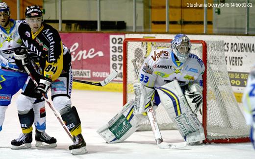 Photo hockey Ligue Magnus - Ligue Magnus : 16ème journée : Rouen vs Gap  - Pas de miracle à l