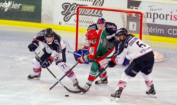Photo hockey Ligue Magnus - Ligue Magnus : 16ème journée : Anglet vs Angers  - Angers s\