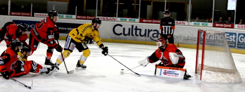 Photo hockey Ligue Magnus - Ligue Magnus : 16ème journée : Epinal vs Rouen - Poissompré et Hocevar, forteresses imprenables ? Photo hockey Ligue Magnus - Ligue Magnus : 16ème journée : Epinal vs Rouen - Poissompré et Hocevar, forteresses imprenables ?