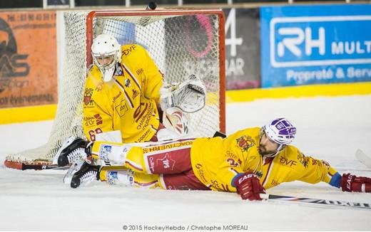 Photo hockey Ligue Magnus - Ligue Magnus : 17ème journée : Amiens  vs Dijon  - Les Dijonnais repartent avec 2 points du Coliseum 