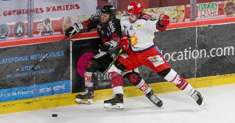 Photo hockey Ligue Magnus - Ligue Magnus : 17ème journée : Amiens  vs Grenoble  - Amiens n’est pas passé loin