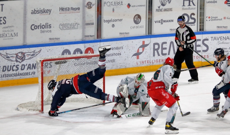 Photo hockey Ligue Magnus - Ligue Magnus : 17ème journée : Angers  vs Cergy-Pontoise - Angers s