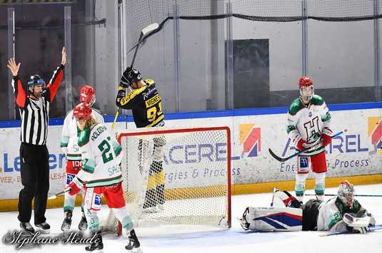 Photo hockey Ligue Magnus - Ligue Magnus : 17ème journée : Rouen vs Anglet - L’Hormadi punit les dragons.