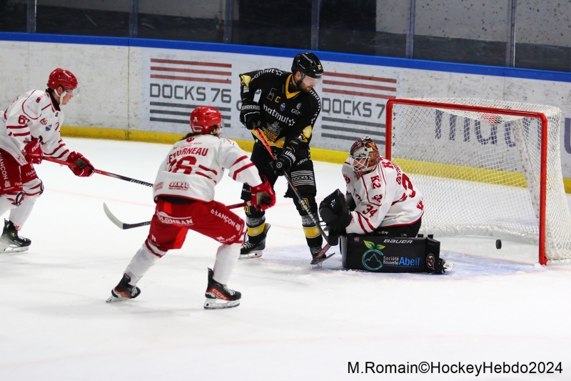Photo hockey Ligue Magnus - Ligue Magnus : 17ème journée : Rouen vs Briançon  - Rouen s’impose au bout de l’ennui.