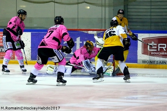 Photo hockey Ligue Magnus - Ligue Magnus : 17ème journée : Rouen vs Strasbourg  - LM : Rouen, une bonne cause mais pas de cadeaux