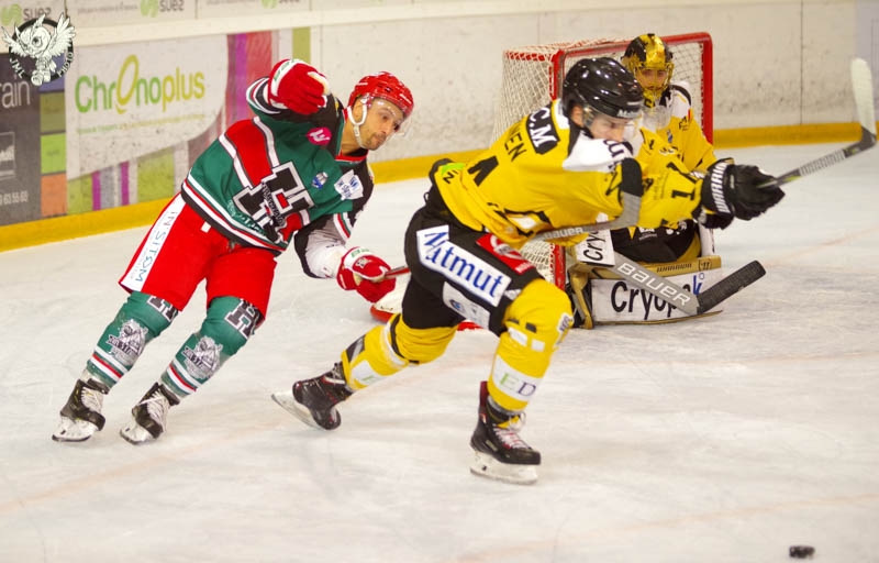 Photo hockey Ligue Magnus - Ligue Magnus : 17ème journée : Anglet vs Rouen - La série continue pour les Dragons