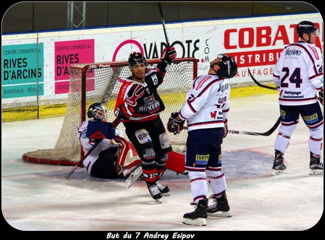 Photo hockey Ligue Magnus - Ligue Magnus : 17ème journée : Bordeaux vs Grenoble - Mustukovs muselle les Boxers Photo hockey Ligue Magnus - Ligue Magnus : 17ème journée : Bordeaux vs Grenoble - Mustukovs muselle les Boxers