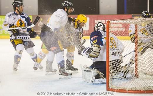 Photo hockey Ligue Magnus - Ligue Magnus : 18ème journée  : Strasbourg  vs Chamonix  - Chamonix continue de remonter