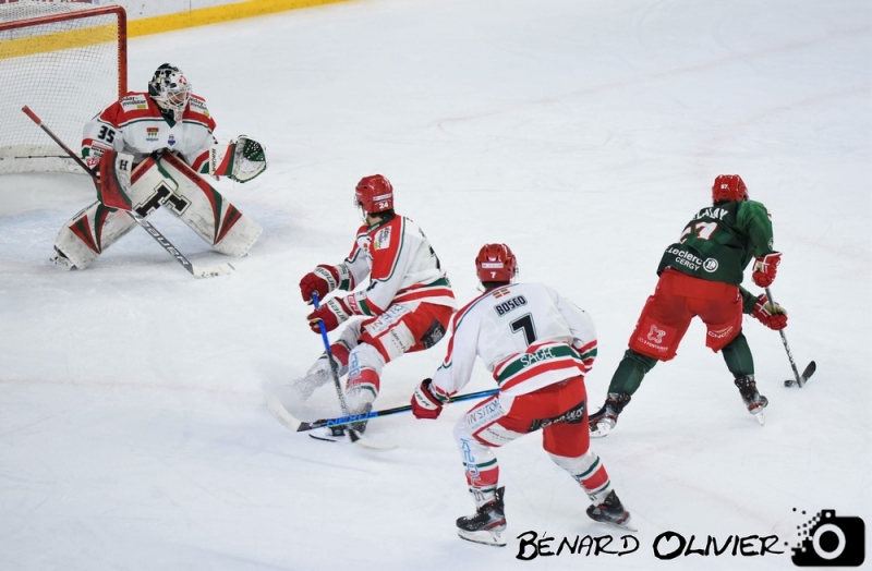 Photo hockey Ligue Magnus - Ligue Magnus : 18ème journée : Cergy-Pontoise vs Anglet - Les Jokers retrouvent le goût de la victoire