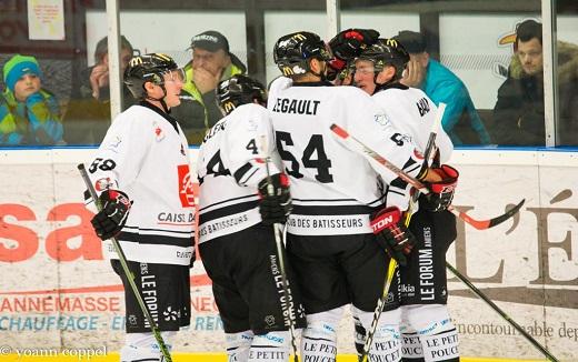 Photo hockey Ligue Magnus - Ligue Magnus : 18ème journée : Chamonix / Morzine vs Amiens  - Les Gothiques frustrent les Pionniers