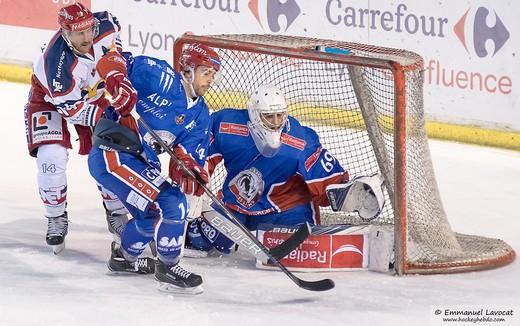 Photo hockey Ligue Magnus - Ligue Magnus : 18ème journée : Lyon vs Grenoble  - A la fin, Grenoble l’emporte + ITV