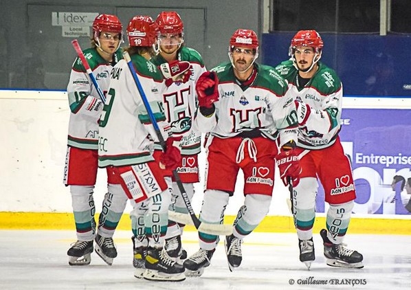 Photo hockey Ligue Magnus - Ligue Magnus : 18ème journée : Nice vs Anglet - les Aigles dominent l’Hormadi