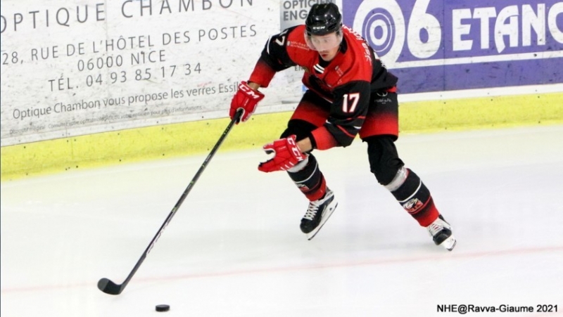 Photo hockey Ligue Magnus - Ligue Magnus : 18ème journée : Nice vs Anglet - les Aigles dominent l’Hormadi