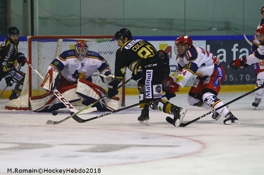 Photo hockey Ligue Magnus - Ligue Magnus : 18ème journée : Rouen vs Grenoble  - Black Friday à l’Ile Lacroix