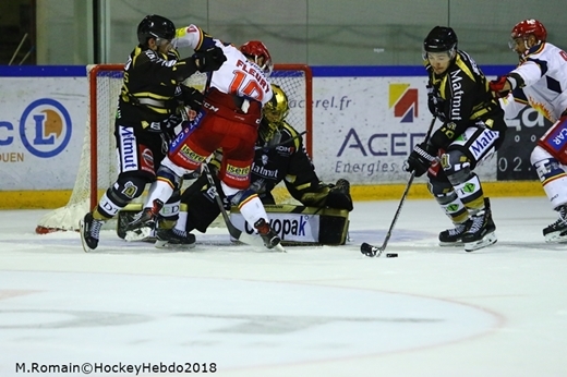Photo hockey Ligue Magnus - Ligue Magnus : 18ème journée : Rouen vs Grenoble  - Black Friday à l’Ile Lacroix