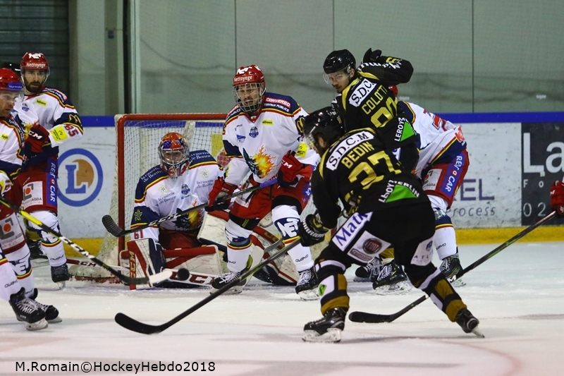 Photo hockey Ligue Magnus - Ligue Magnus : 18ème journée : Rouen vs Grenoble  - Black Friday à l’Ile Lacroix
