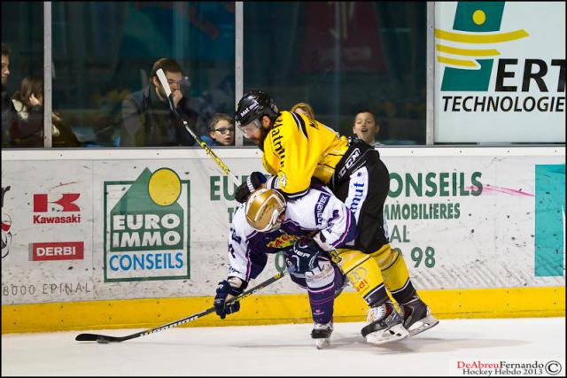 Photo hockey Ligue Magnus - Ligue Magnus : 18ème journée : Epinal  vs Rouen - Rouen continue sa série sans surprise