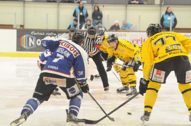 Photo hockey Ligue Magnus - Ligue Magnus : 19ème journée  : Caen  vs Rouen - Toutes ses promesses