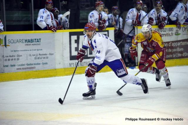 Photo hockey Ligue Magnus - Ligue Magnus : 19ème journée : Dijon  vs Lyon - Le Roi Lyon règne chez les Ducs