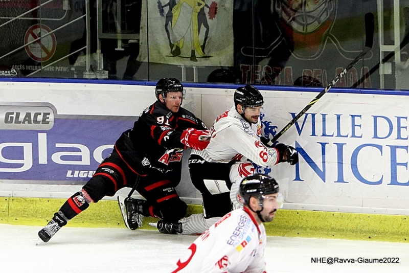 Photo hockey Ligue Magnus - Ligue Magnus : 19ème journée : Nice vs Amiens  - les Aigles assomment les Gothiques