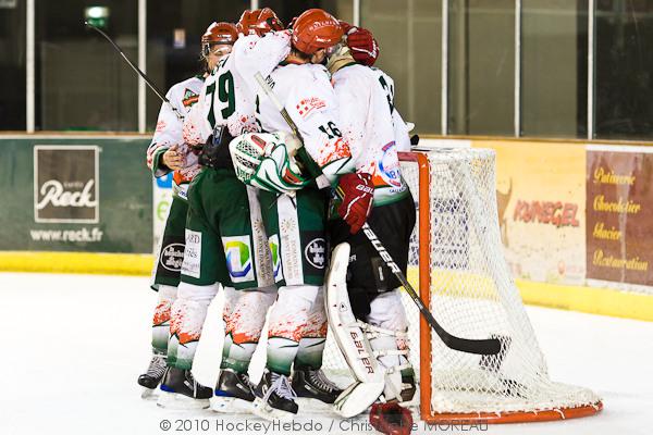 Photo hockey Ligue Magnus - Ligue Magnus : 19ème journée : Strasbourg  vs Mont-Blanc - L’iceberg sous l’avalanche