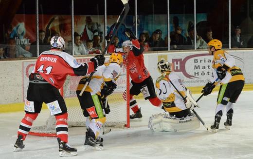 Photo hockey Ligue Magnus - Ligue Magnus : 1ère journée : Briançon  vs Strasbourg  - Briançon fait démonstration