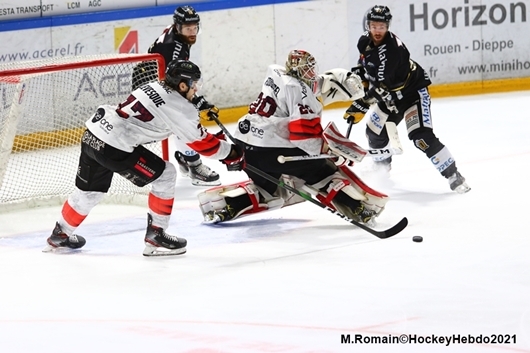 Photo hockey Ligue Magnus - Ligue Magnus : 1ère journée : Rouen vs Bordeaux - Les dragons crient victoire !
