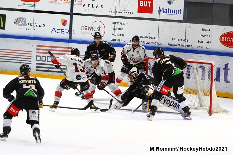 Photo hockey Ligue Magnus - Ligue Magnus : 1ère journée : Rouen vs Bordeaux - Les dragons crient victoire !