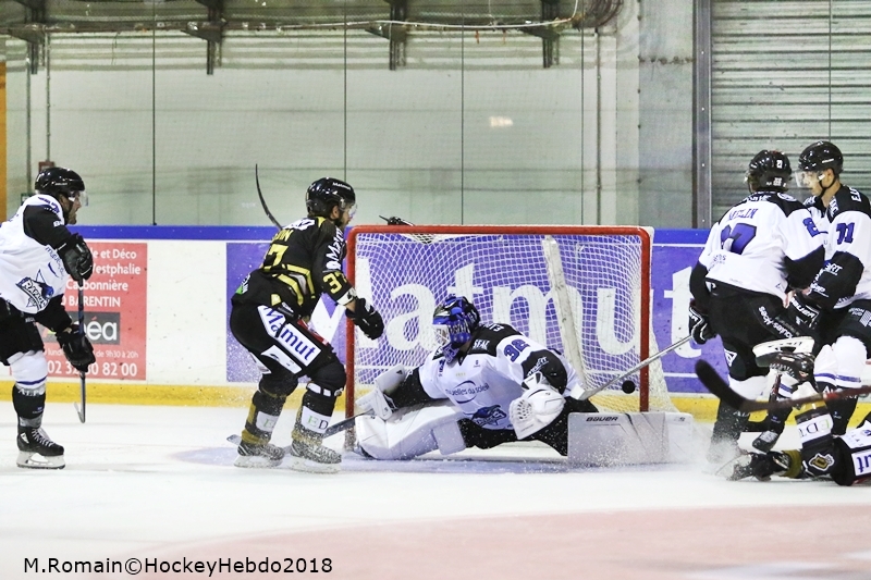 Photo hockey Ligue Magnus - Ligue Magnus : 1ère journée : Rouen vs Gap  - Les Dragons gagnent difficilement